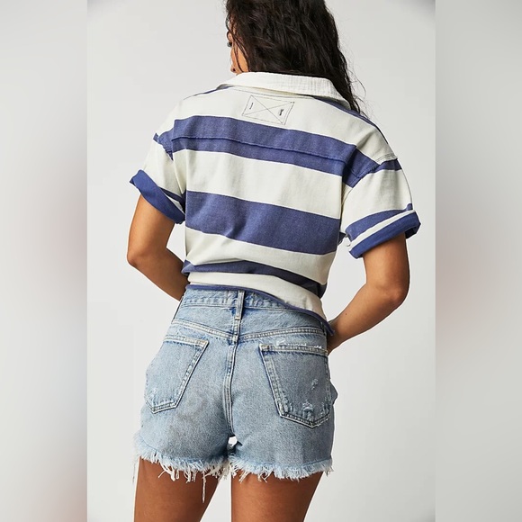 1. AGOLDE Parker Vintage Cutoff Shorts in Swapmeet - Picture 6 of 16